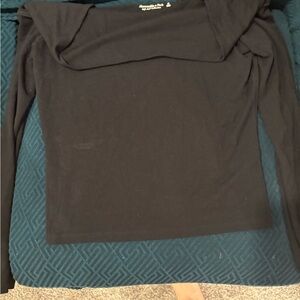 Abercrombie & Fitch Black Long Sleeve Top